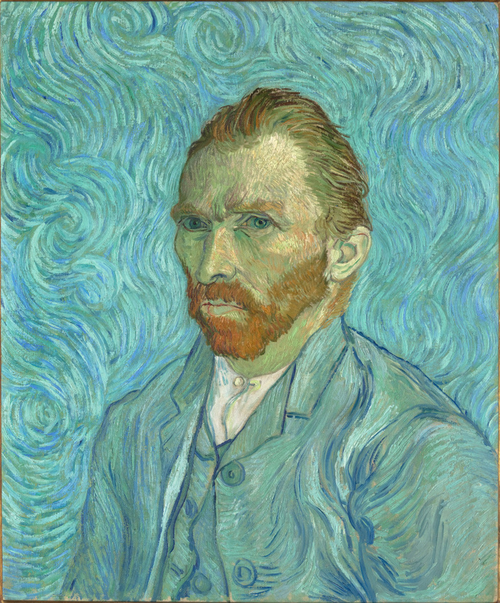 Vincent Van Gogh, Portrait de l'artiste, 1889, Öl auf Leinwand, 65 x 54,2 cm, Don Paul et Marguerite Gachet, 1949, © Musée d’Orsay, Dist. RMN-Grand Palais / Patrice Schmidt