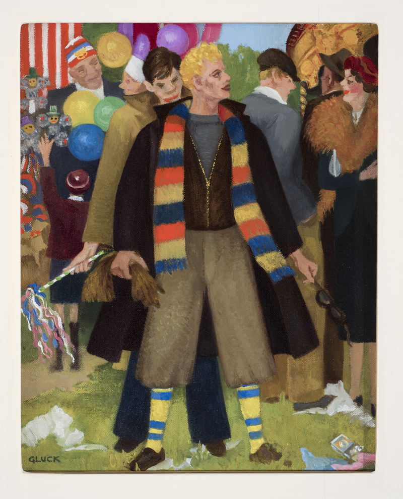 Gluck, Bank Holiday Monday, c. 1937, Painting, oil on canvas, 23,7 x 18,7 cm‚ Private collection, courtesy of The Fine Art Society Ltd © VG Bild-Kunst, Bonn 2025