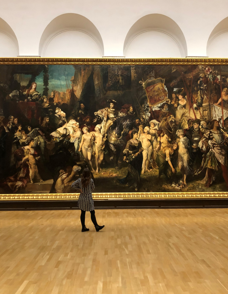 Hans Makart, Der Einzug Karls V. in Antwerpen, 1878, © Hamburger Kunsthalle / © Laura Harlaß