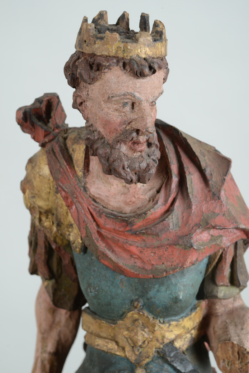 Ludwig Münstermann, König David (Detail), um 1620, Landesmuseum Kunst & Kultur Oldenburg, Foto: Sven Adelaide