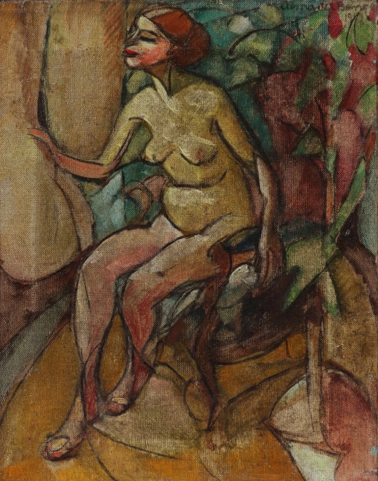 Alma del Banco, ohne Titel (Weiblicher Akt), o. J., Öl auf Leinwand, Sammlung Tobeler