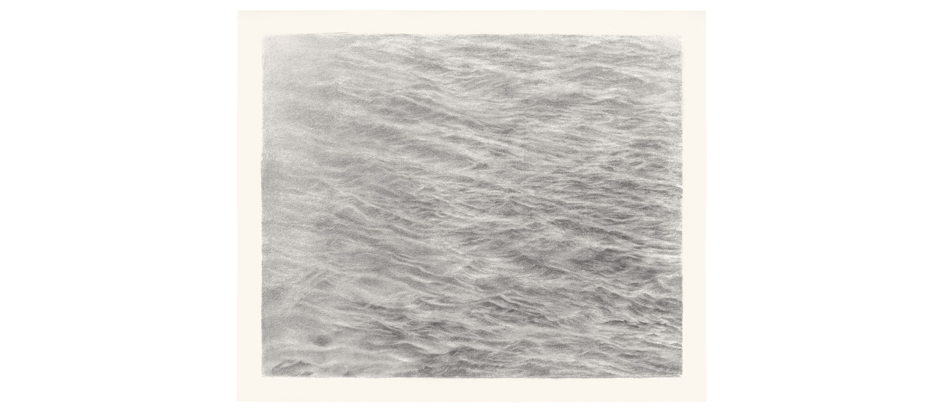 Vija Celmins, Untitled (Ocean), 2014, 39 x 47 cm, Jack Shear Collection, © Vija Celmins, Foto: Ron Amstutz, Courtesy Matthew Marks Gallery