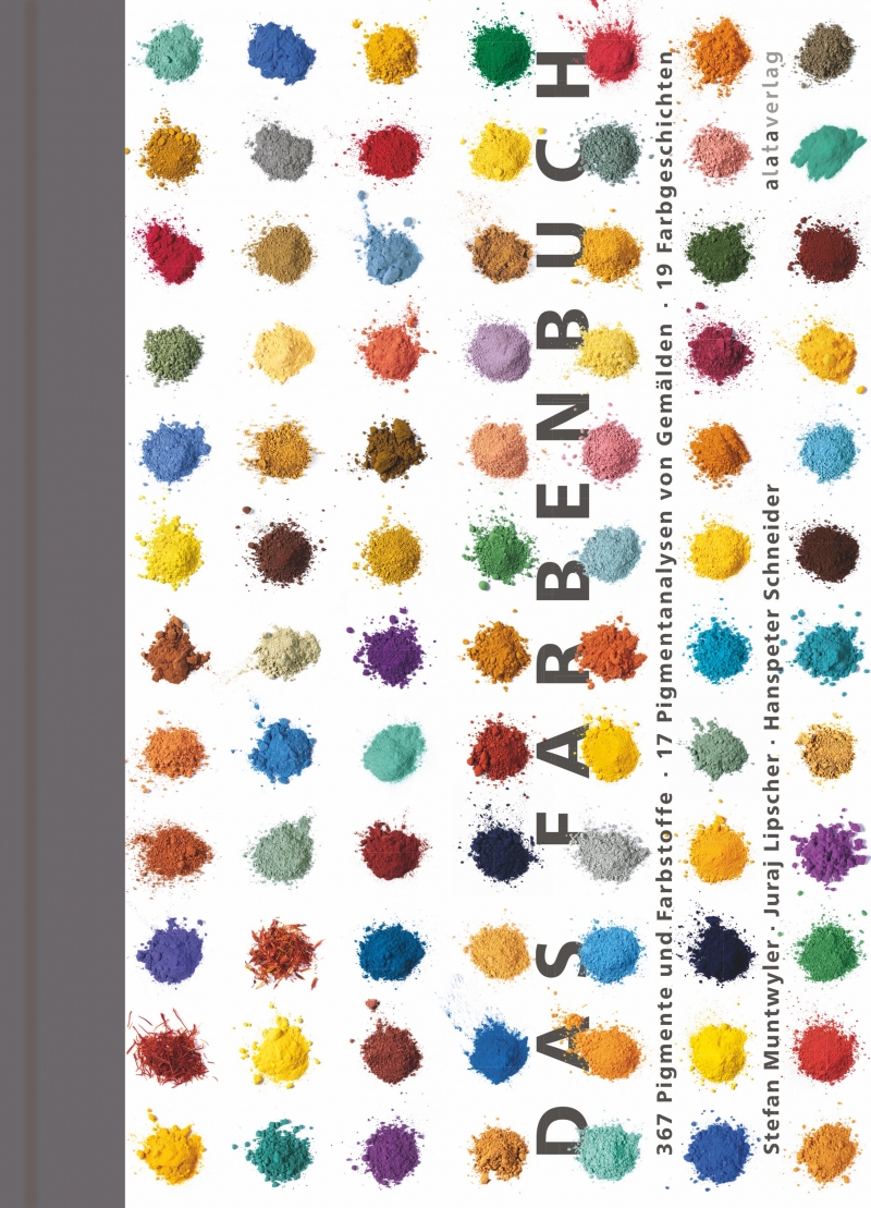 Stefan Muntwyler, Juraj Lischer (Hg.), Das Farbenbuch. 367 Pigmente und Farbstoffe – 17 Pigmentanalysen von Gemälden – 19 Farbgeschichten, alataverlag, Elsau (CH) 2022, 2. Aufl. 2023