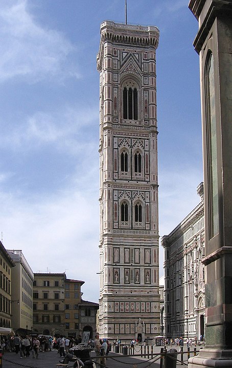 Giotto, Campanile © wikimedia commons, Foto: Julie Anne Workman (CC BY-SA 3.0)
